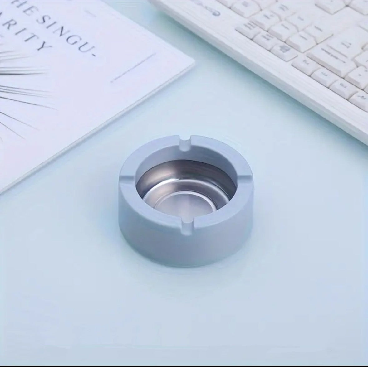 Cendrier rond minimaliste